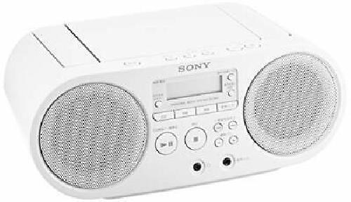 Sony Cd Radio Zs-S40: Fm / Am / Fm Wide Corresponding White Zs-S40