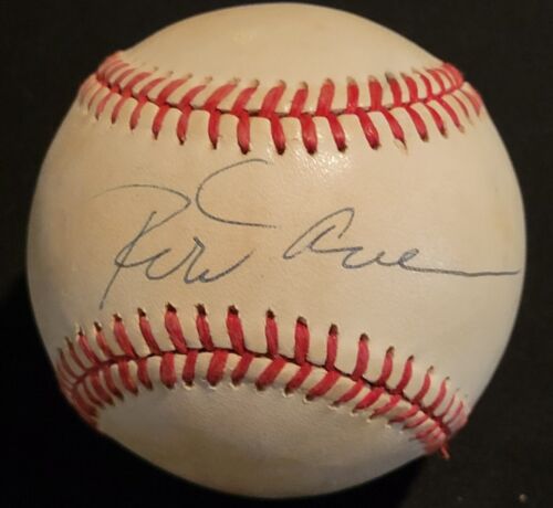 Rod Carew signé "SWEET SPOT" OAL vintage baseball jumeaux anges HOF BECKETT - Photo 1/6