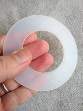 2 x Large 1.5" Plastic Sink Waste Washers, 47mm Inner, 88mm Outer, Polywasher