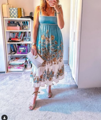NWT Authentic Zimmermann Chintz Floral Tiered Midi-Dress size AU 2 | eBay