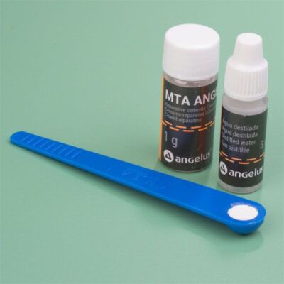 MTA Angelus WHITE 1g Reparative Cement: 1g. Vial, 3ml Water
