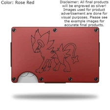 Custom "LUXRAY" Laser Engraved Wallet - Pick A Wallet Color