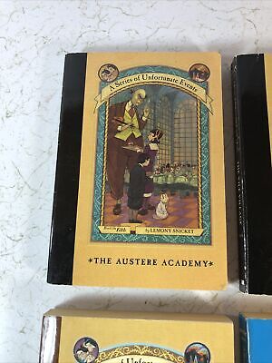 A Series of Unfortunate Events Replacement 4 Book Lot 5 7 9 10 Lemony Snicket A Series of Unfortunate Events Replacement 4 Book Lot 5 7 9 10 Lemony Snicket