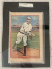 1910 Christy Mathewson notebook cover SGC Authentic 