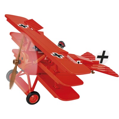 COBI 2996 Fokker Dr.1 Red Baron - 1:32 Blockmodell - 221 Bausteine - 18x22,5x9cm
