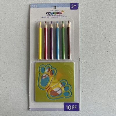 Easter stencils w/ colored pencils party CREATOLOGY