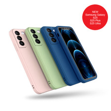 Case For Samsung Galaxy S25 S24 S23 S22 Ultra Plus FE Liquid Matte Phone Cover