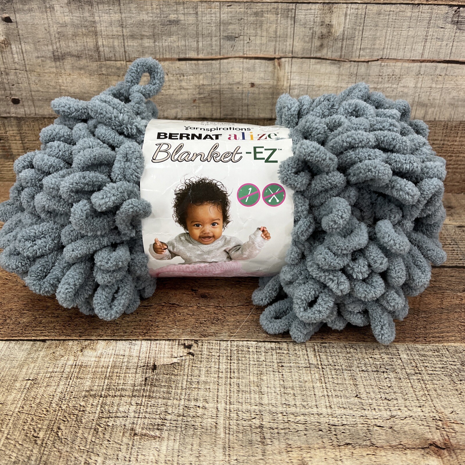 Spinrite Bernat Alize BlanketEZ YarnSlate Grays eBay