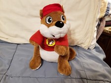 Buc-ees 11 Plush Bucky Beaver w/ Red Hat & Sh...