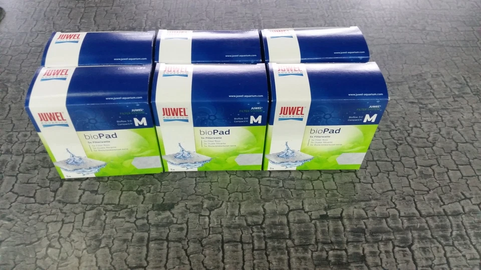 Juwel Filterwatte Bioflow 3.0 Compact / BioPad M 6 x 5er Filtervlies (30 Stück)