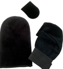 Self Tanner Tanning Mitt Set 3 piece set -Exfoliation Application NEW
