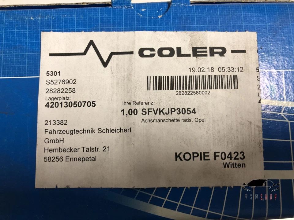 Gelenksatz, Antriebswelle SKF VKJA 5301 NEU Ford Fiesta 3 III Puma Mazda 121 III — 第 3/3 张图片