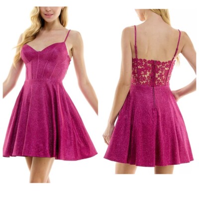 strapless open back dress KV1082 | FITTED DRESS – Ladivine by Cinderella Divine main image 1