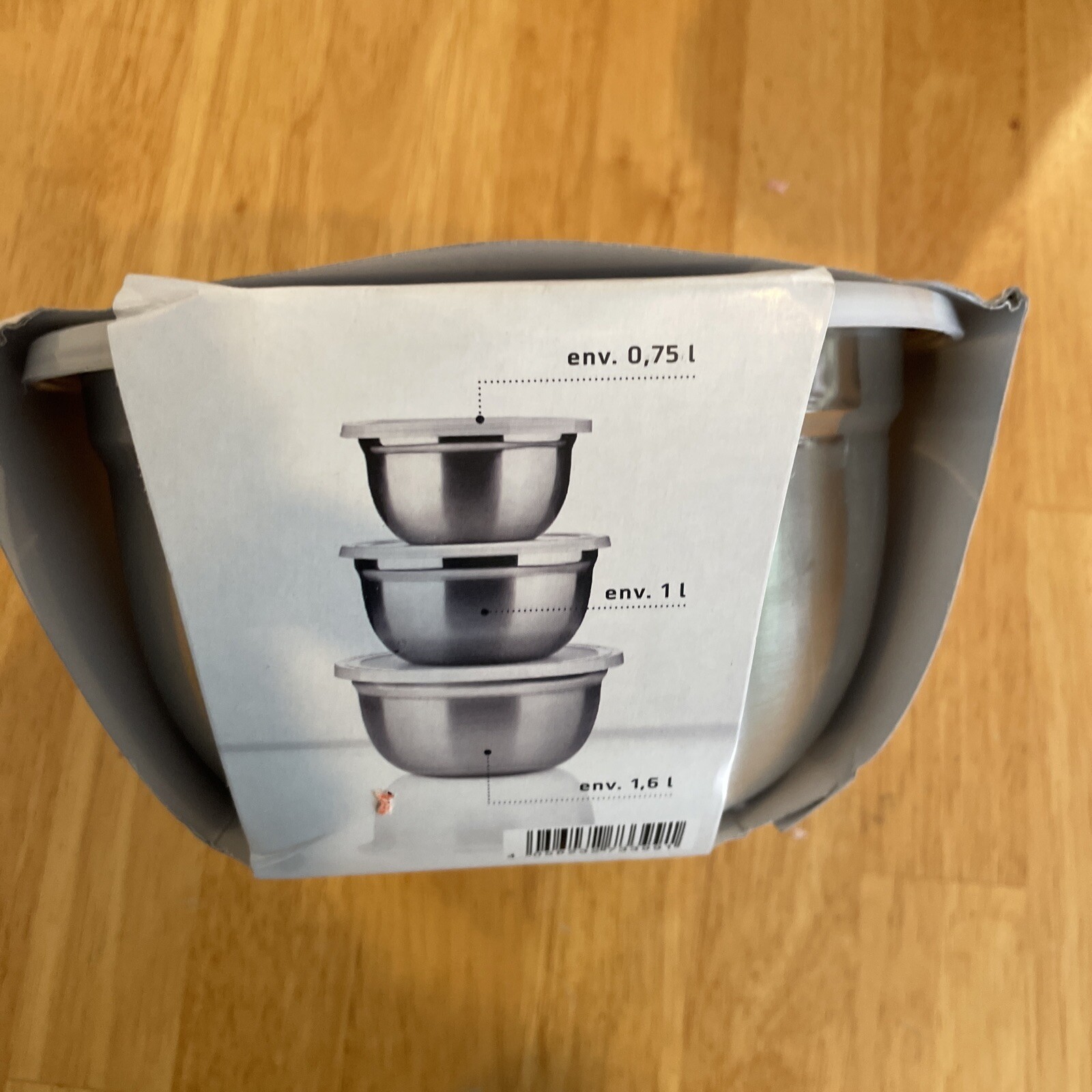 Ernesto 4In1 Black Stainless Steel Mixing Bowls with Lids (3 Piece) for sale online eBay