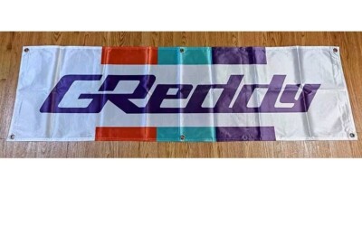 Greddy Banner Werbebanner Flagge Garage