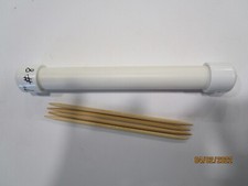 DOUBLE POINT KNITTIN NEEDLES,,7"  8.. COME IN MARKED TUBE