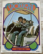 The Osmonds 'SPOTLIGHT' Magazine - April 1975 Donny Marie Teen bubblegum