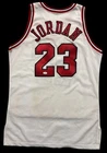 Michael Jordan Chicago Bulls Signed NBA Champion Jersey SZ 46 JSA JD