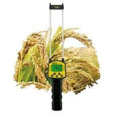 Moisture Meter, Portable Hay Moisture Meter, Digital LCD Grain Moisture Meter...