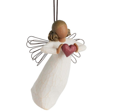 Willow Tree with Love Ornament, You are Loved Sculpted Hand-Painted Angel Lordi
