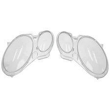 Pair Headlight Lens Cover for Mercedes Benz E240 E200 E350 W211 2002-2008 Clear