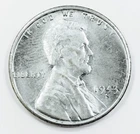 *1943 PHILADELPHIA MINT STEEL CENT* *GEM BU+* NR #G4450