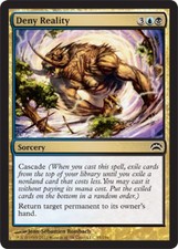 Deny Reality Light Play, English Magic the Gathering MTG Planechase 2012