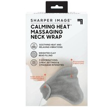 Calming Heat Neck Wrap by Sharper Image Personal Electric Neck Heating Pad with