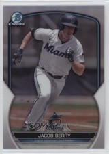 2023 Bowman Chrome Prospects Refractor 443/499 Jacob Berry #BCP-243 12l4