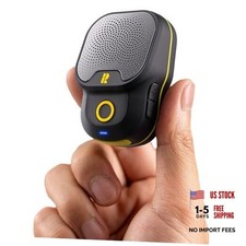 Wearable Bluetooth V5.3 Speaker, 30H Working Time Clip-On Wireless Yellow