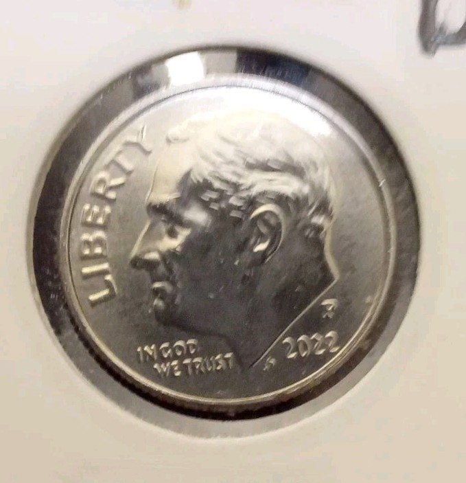 2022 - P  DDO DDR BU UNC PROOF- LIKE ...  ROOSEVELT DIME ..  off-weight 2.2 g
