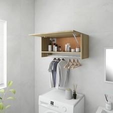 Wardrobe Sonoma Oak 70x32.5x35cm Engineered Wood Bedroom Storage Cabinet