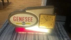 Working Vintage Genesee Beer Ale Lighted Bar Clock Sign MCM Atomic 1960s VIDEO