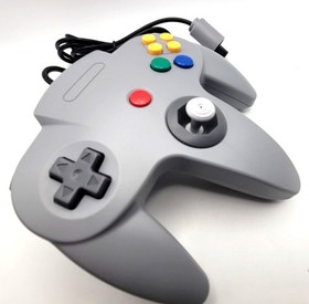Nintendo 64 Wired Controller for N64 - TeknoGame&reg; - Classic Grey - NEW IN BOX!