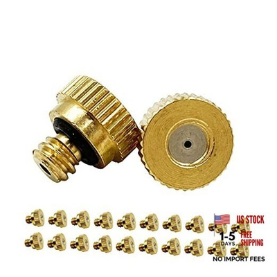 #ad Mister Nozzles Brass For Outdoor Cooling System Low Pressure Atomizer 22 0.2 mm $19.33