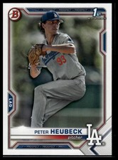 2021 Bowman Draft #BD-146 Peter Heubeck