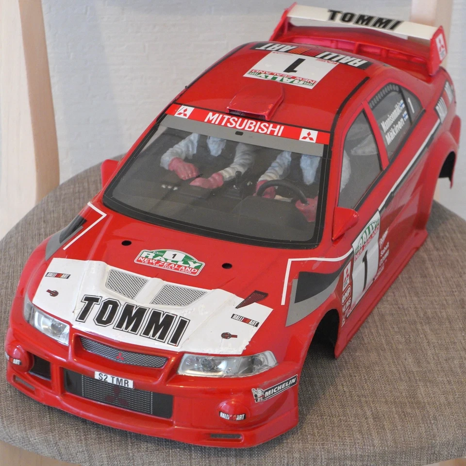 Vintage Tamiya 1/10 Mitsubishi Lancer Evolution VI WRC Tommi Makinen Body Shell - Image 2 of 4