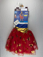 DC Comics Girls Supergirl Costume Halloween Pretend Play Dress Up CHOOSE SIZE