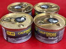 LOT OF (4) CALIFORNIA SCENTS SPILLPROOF ICE SCENT AIR FRESHENER BLACK