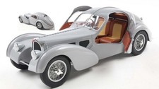Bugatti Atlantic Type 57 SC 1937 Matt Silver 1:18 SOLID 1802106