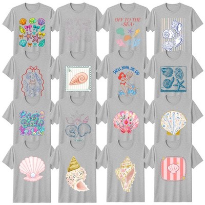Boho Küsten T-Shirt Muscheln Muscheln Sommer Geschenk