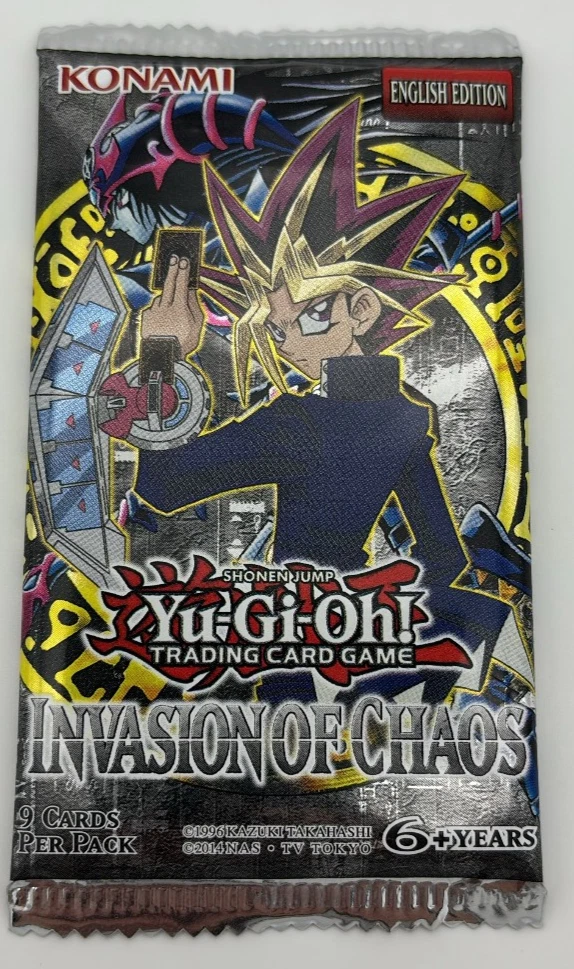 Yu-Gi-Oh! TCG Invasion of Chaos Sealed Collectible Card Game Packs