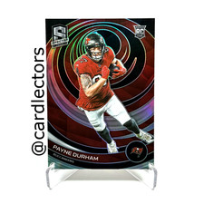 2023 Panini Spectra Football PAYNE DURHAM #185 RC Silver PRIZM SP BUCCANEERS