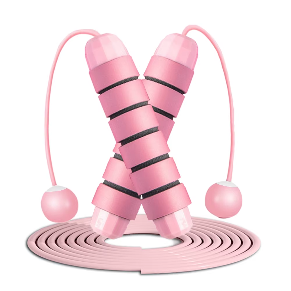 With Ball Bearings Adjustable Tangle-Free Speed Wire Jump Rope Workout with Foam