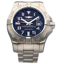 Breitling 45mm Avenger II Seawolf Steel Mens Watch A17331 (Discontinued)