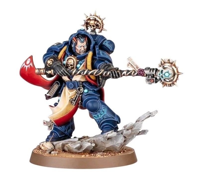 Warhammer 40k Armageddon Space Marine Librarian NEW ON SPRUE
