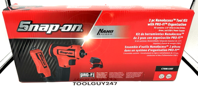 SNAP ON TOOLS NEW CTNN13KF Nano/Axcess Tool Kit RED 1/4