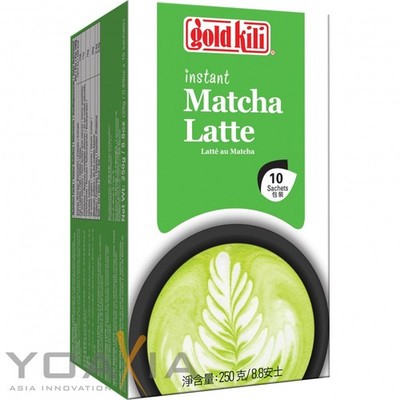 2er Pack GOLD KILI Instant MATCHA Latte Getränk [2x 250g (10x25g)] Matcha Latte