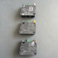 Schneider Telemecanique ZBE-101 Contact Block ZBE101 LOT OF 3