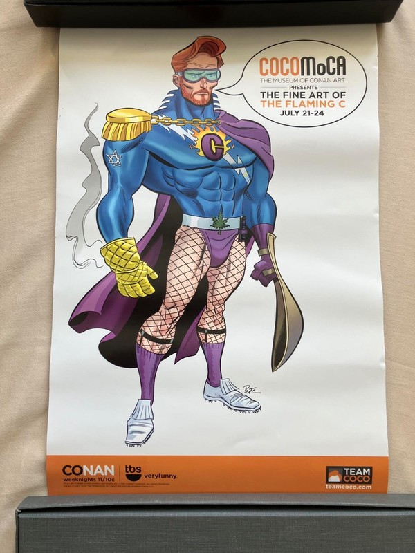 SAN DIEGO COMIC CON EXCLUSIVE CONAN O'BRIEN MERCHANDISE